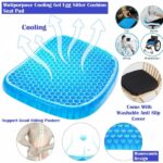 with-black-cover-non-slip-egg-sitter-gel-seat-cushion-soft-sitting-support-pad-cushion-for-car-and-office-chair-seat-pads-breathable-honeycomb-bike-seat-foam – 1